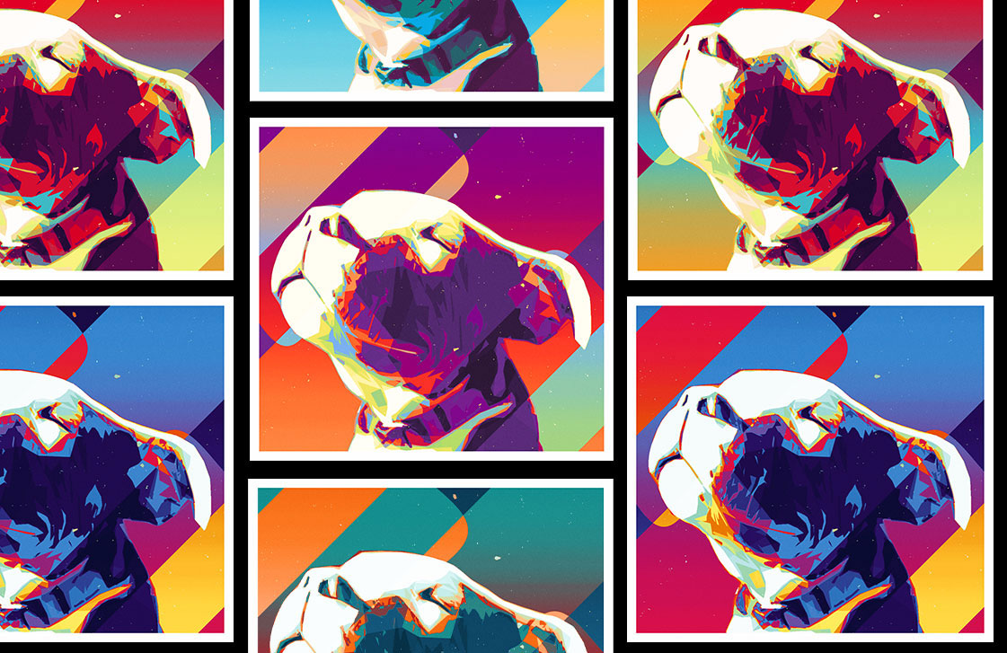 Inspired designs dog picture